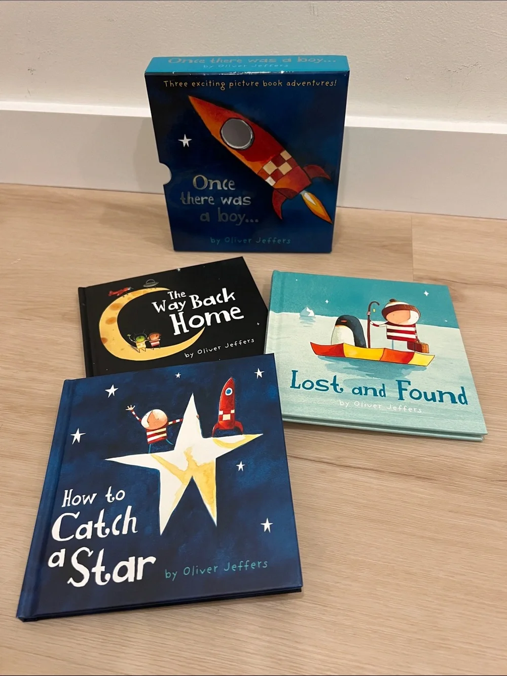 Once There Was A Boy 3 Book Box Gift Set by Oliver Jeffers